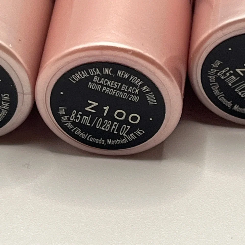 Lot of 3 L'Oreal Paris Lash Paradise Mascara Blackest Black & NYX Butter Gloss